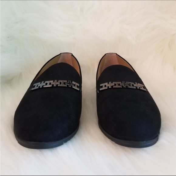 Franco Sarto Farrah Vegan Suede Chain Loafers - Picture 2 of 9